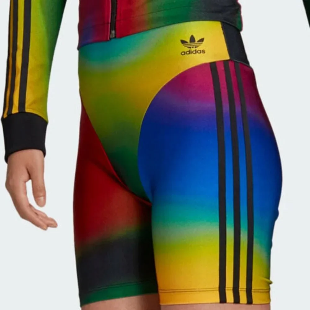 ADIDAS ORIGINALS PAOLINA RUSSO BIKER CYCLING SHORTS HIGH RISE